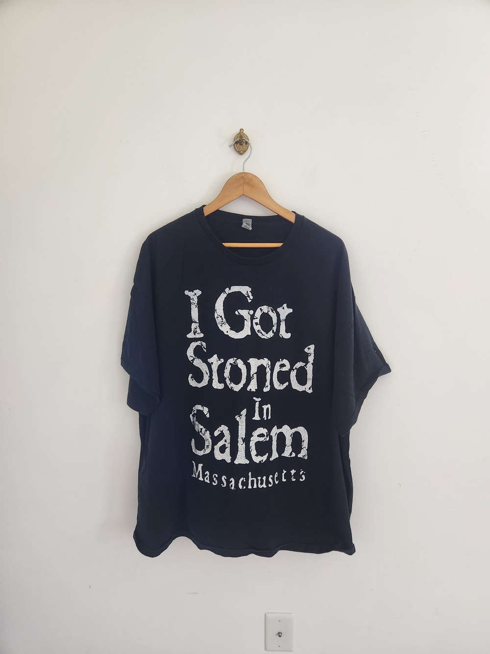Gildan Salem Massachusetts "I Got Stoned" Graphic Tee Size 3XL